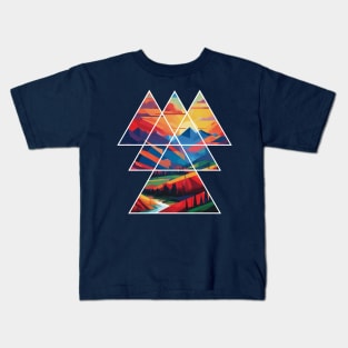 Abstract Dreamscape Kids T-Shirt